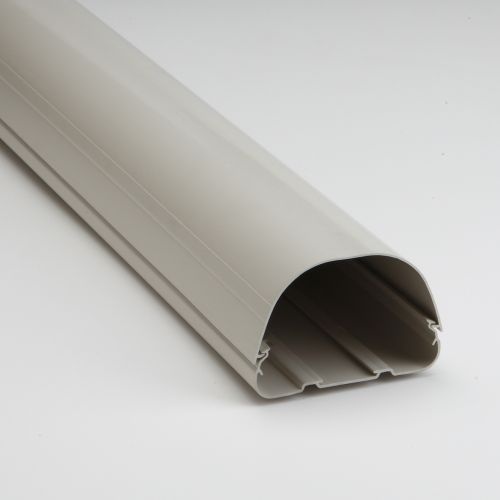 Fortress 84124 Lineset Cover Duct - 4-1/2 In X 8 Ft, Ivory