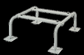 Quick-Sling® QSMS1202-AL Dual Fan Mini-Split Stand - 12 In, Aluminum