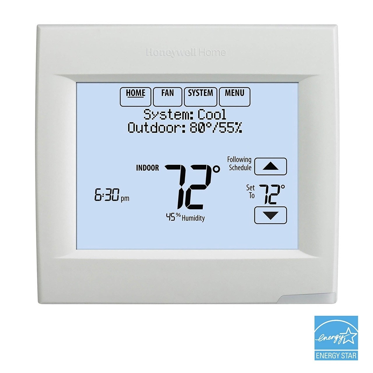Honeywell TH8320R1003 Visionpro 8000 Touchscreen Thermostat - 4H/2C, Redlink