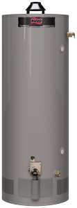 RUUD® PRO+G75-76N-RU Professional Achiever Plus 75 Gal Gas Water Heater - 75,100 Btu/H, Low Nox, 64 In H