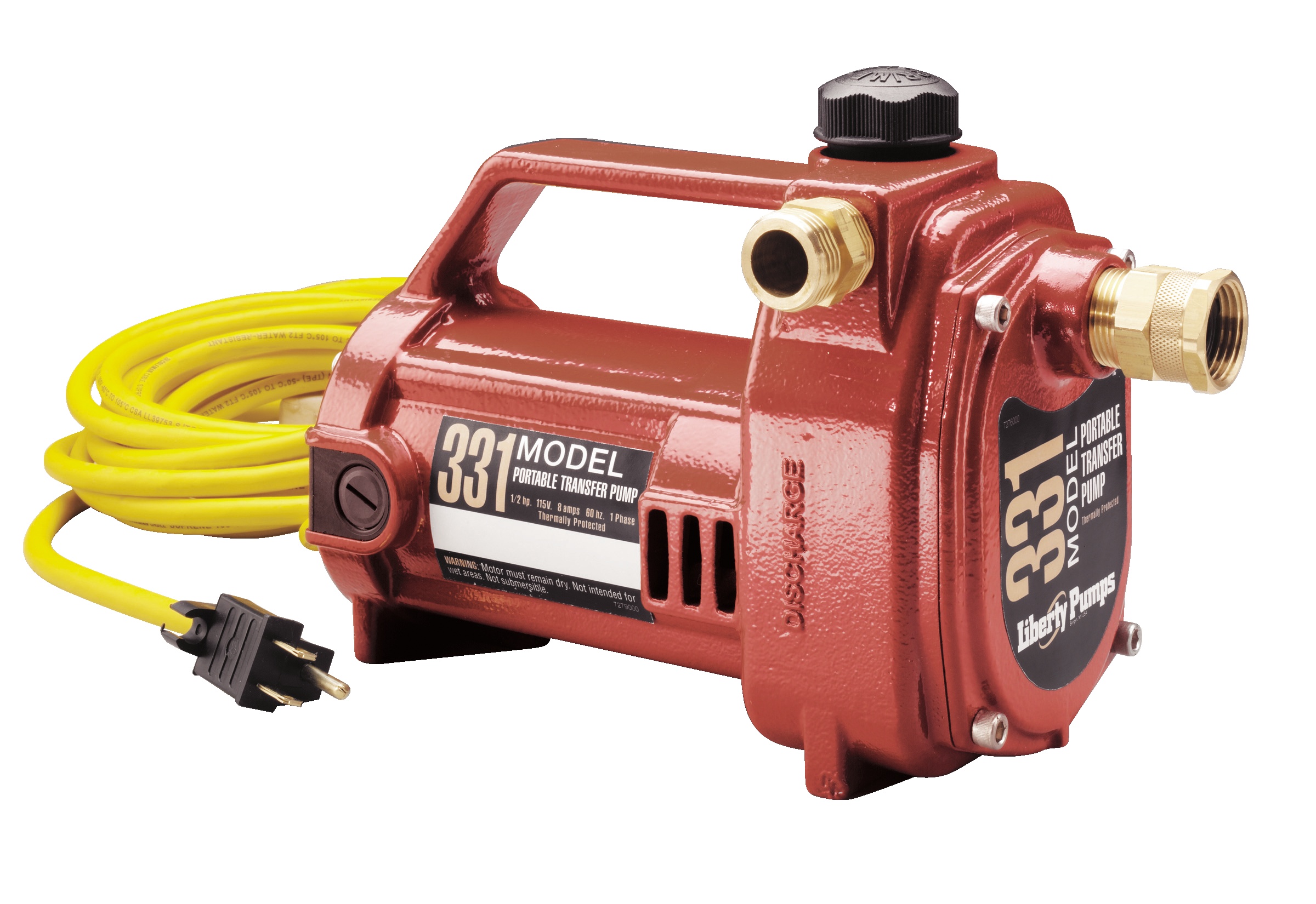 Liberty Pumps® 331 Series Portable Transfer Pump - 1/2 Hp, 115V
