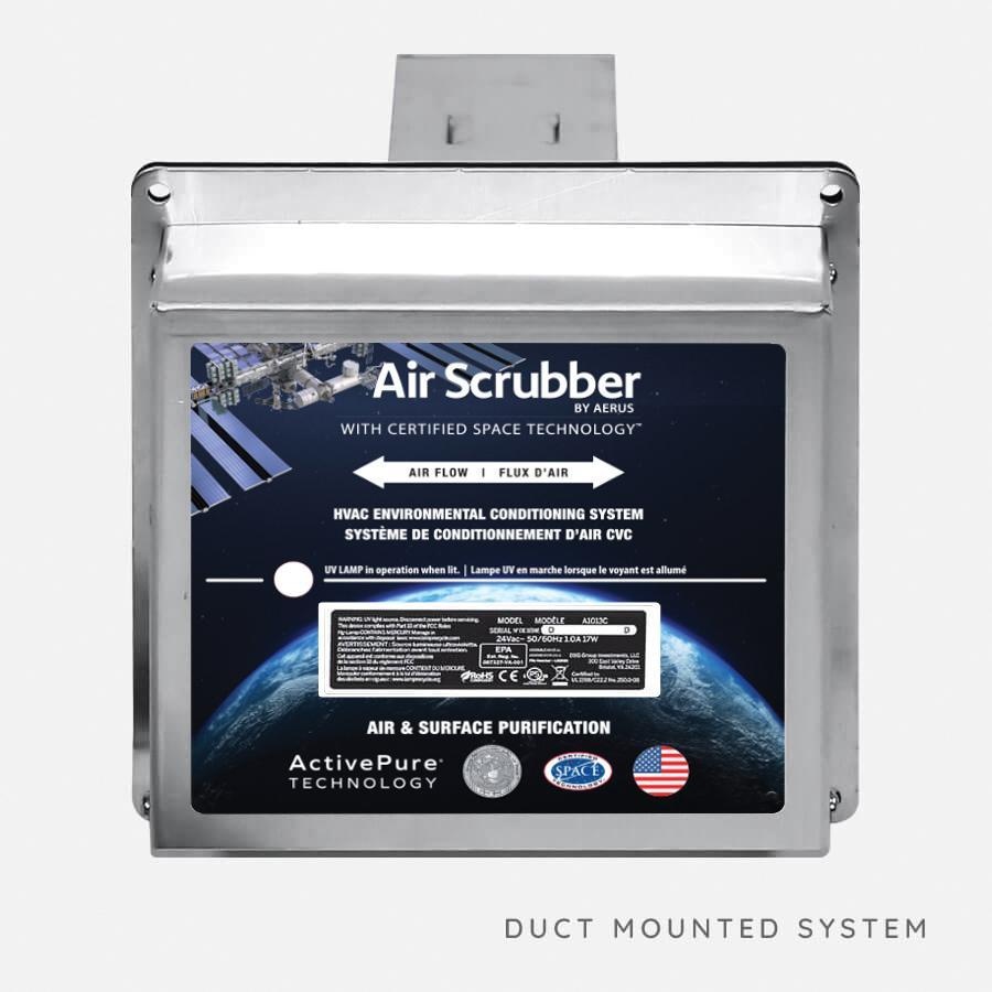 AirScrubber by Aerus® 9960052 No Ozone, Whole House, Duct Mounted, Air Purifier
