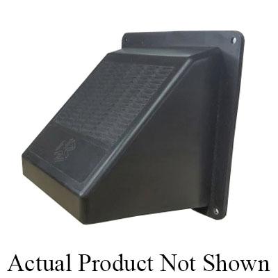 Builders Best® PWM620 Series 110284 Wide Mouth Hood, 4 in Dia, 11 in Tail, 15-3/4 in L, 5-3/4 in W, 5-3/4 in H, Plastic