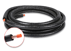 CERRO 1/2"X100' Insulated Copper Roll with 1/2" Armaflex UV Shield