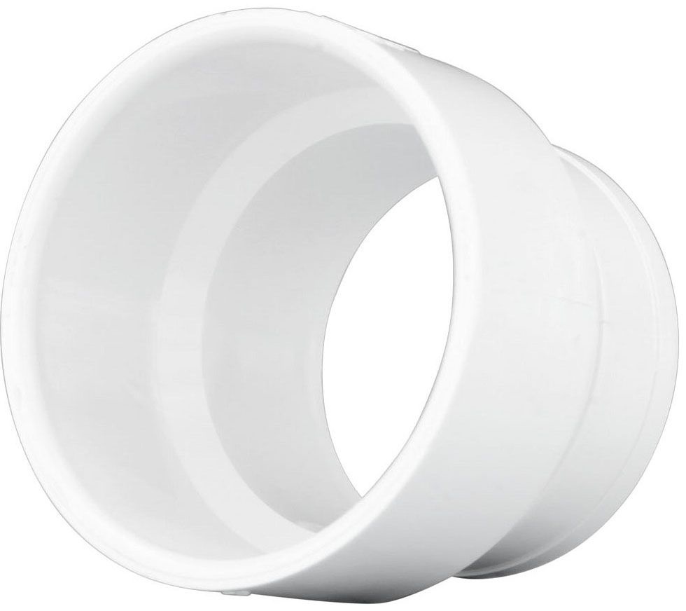 119 PVC 4X3 No-hub Adapter