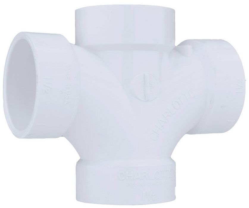 428 PVC 4" Dbl Tee Wye ( -3512)