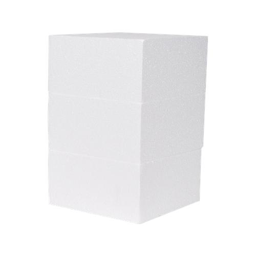DiversiTech® 7-64 Air Handler Block, 8 in L, 8 in W, 4 in Thick, Polystyrene, White