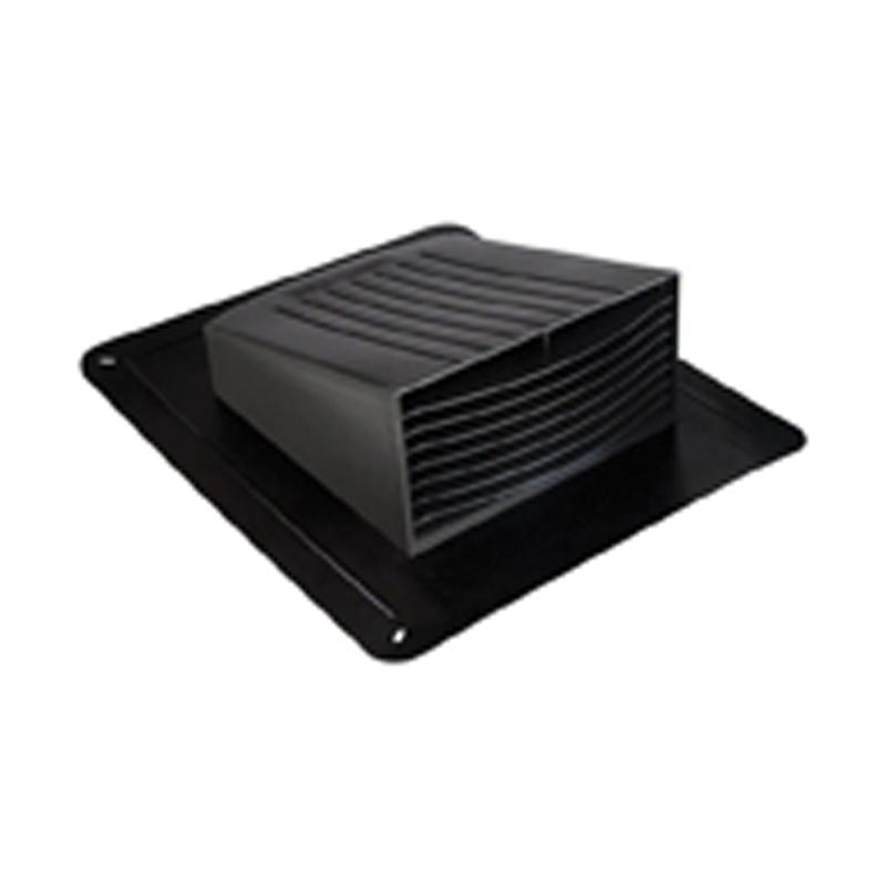 Dundas Jafine RL4P Roof Exhaust Cap With Damper and Bird Screen, 4 in H, High Impact Copolymer