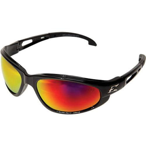 EDGE® SWAP119 Safety Glasses, Unisex, Universal, Aqua Precision Red Mirror Lens, Scratch-Resistant Lens