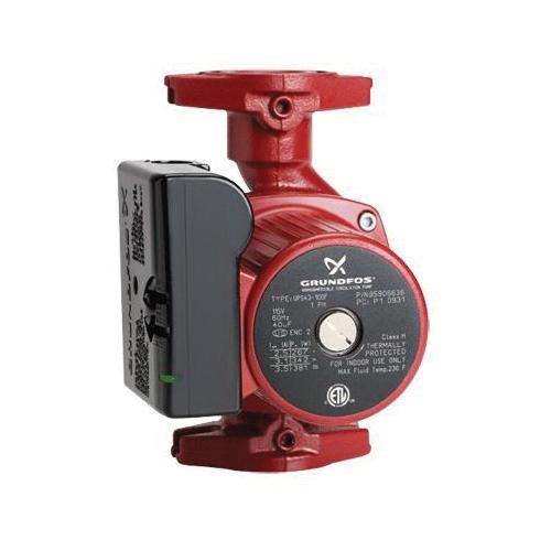 Grundfos UPS Series UPS 43-100 F 95906637 Circulator Pump, 65 gpm, 370 W, 230 V, 1.2/1.5/1.7 A, 60 Hz