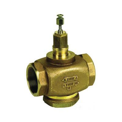 Honeywell V5011N1081 Globe Valve, 1-1/2 in, FNPT, Brass, 150 psi