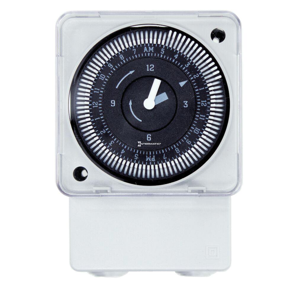 Intermatic® MIL72ASTUZ-120 Electromechanical Timer Module, 120 VAC, 21 A, DIN Rail/Surface Mounting