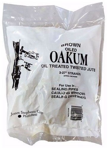 Jones Stephens O15006 J / S Brown 1LB Oakum