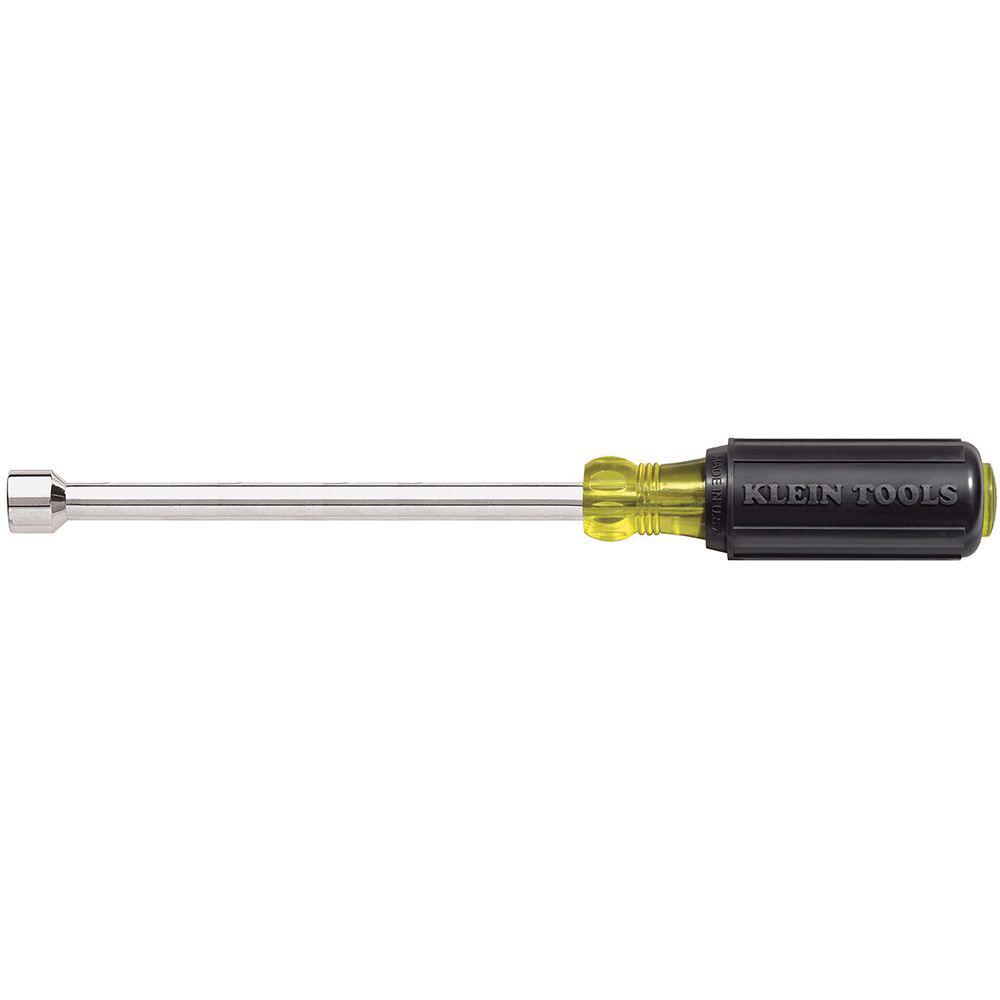 KLEIN TOOLS® 646-5/16 Nut Driver, 6 in Shank, Hollow Shank, 9-3/4 in OAL