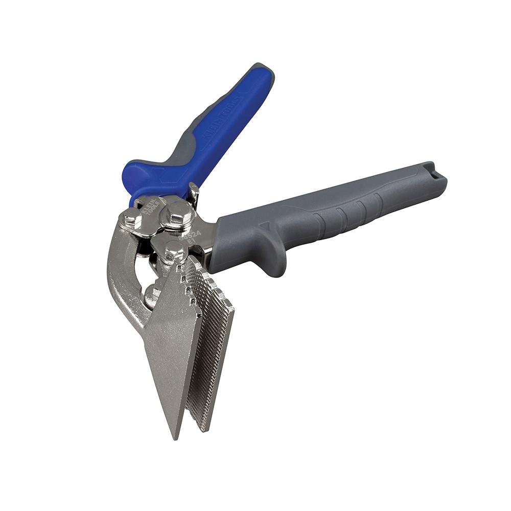 KLEIN TOOLS® 86524 Offset Hand Seamer, 5.4 in OAL, Steel Jaw, Comfort, Contoured Grip Handle