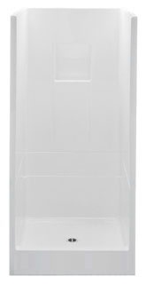 Aquatic 727149731014 1323-2P White 2PC 32X32 Stall