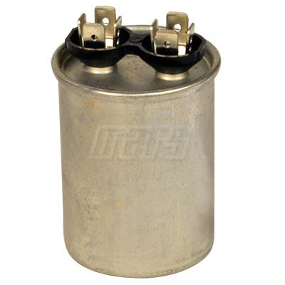 Mars® Blue Box 12252 Motor Run Capacitor, MFD Rating: 55 uF, 370/440 VAC, Round, 2-1/2 in Dia, 5-1/4 in H, 2-1/2 in D
