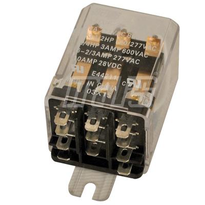 Mars® 43056 General Purpose Enclosed Power Relay, 3PDT, 24 VAC Coil