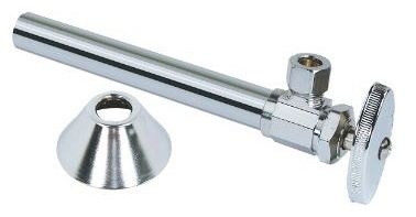 BrassCraft® CS40BXC Brc Ang 3/8Od Stop With 5 Lead Free