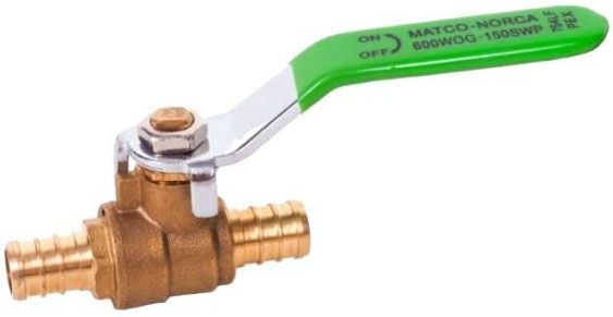 Matco-Norca™ 754PX03LF Matco 1/2 PEX Full Port Ball Valve Lead Free