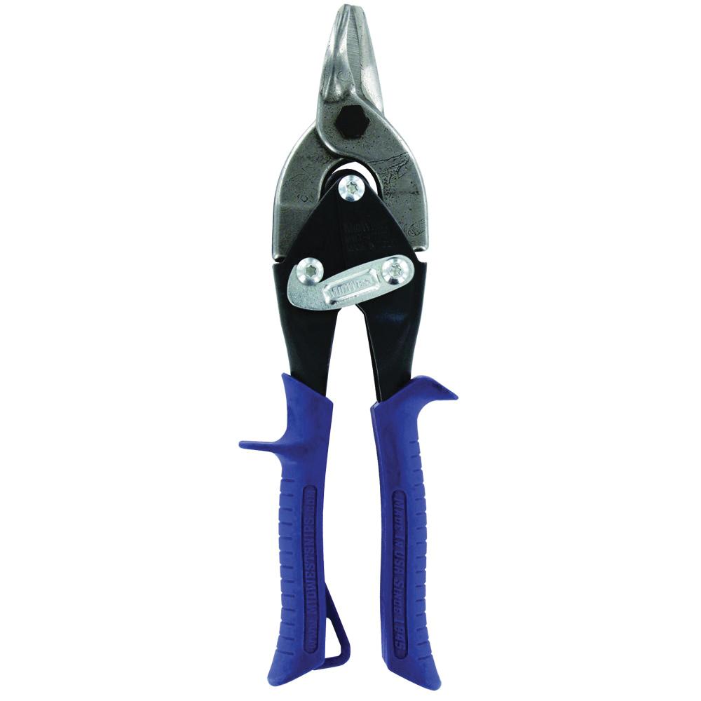 Midwest Snips® MWT-6716B Aviation Snip, Bulldog Blade, Straight Cut, 7/8 in L Cut, Steel Blade, Ergonomic Handle