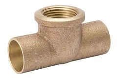 Mueller Industries Inc A01548NL Lead Free ID 3 / 4 Cxfxc Tee