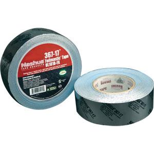 Nashua® Foilmastic® 367-17 Series 1086865 Sealing Tape, 2 mil Thick, 48 mm W, 31 m L, Aluminum, Butyl Adhesive