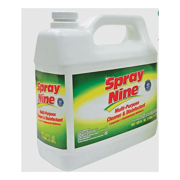 Nu-Calgon Spray Nine® 61110 Cleaner, 1 gal, Citrus
