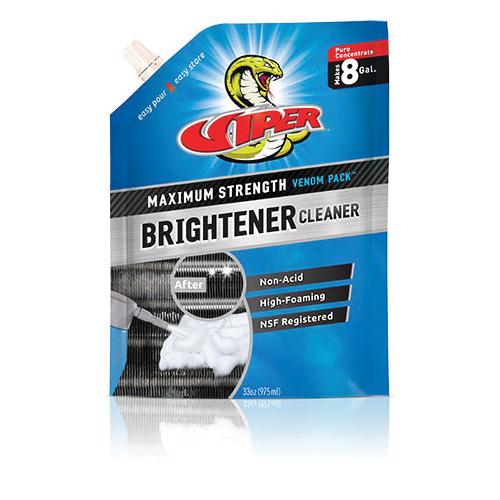 Refrigeration Technologies® Viper® RT310V Brightener Coil Cleaner, 33 oz, Flexible Pack, Liquid, Concentrated