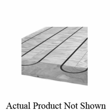 Rehau® 298796-001 Single-Groove Heat Transfer Panel, 48 in L, 6 in W, 1/2 in Thick, Aluminum/Plywood