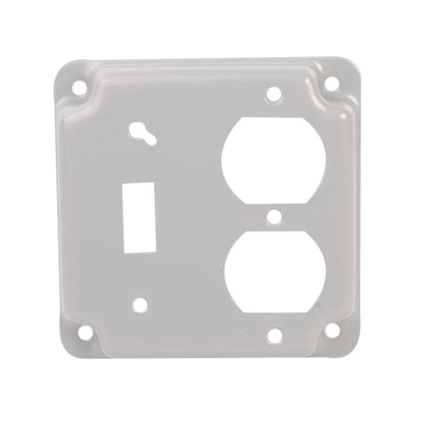 Devco PI368 Cover, 2-Outlet, Steel
