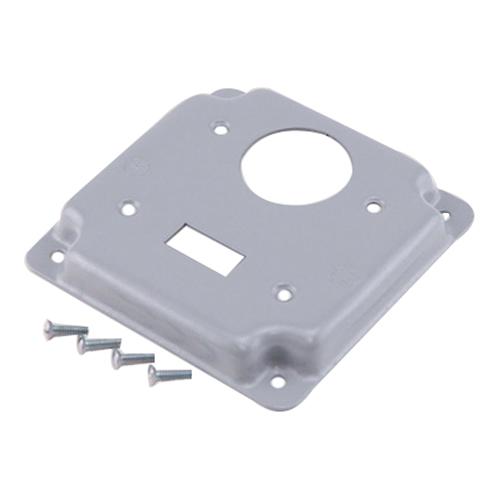 Devco PI377 Cover, 1 -Outlet, Steel