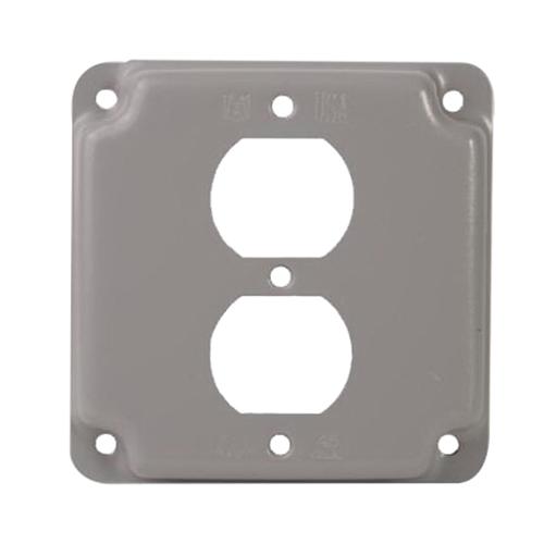 Devco PI378 Cover, 1 -Outlet, Steel