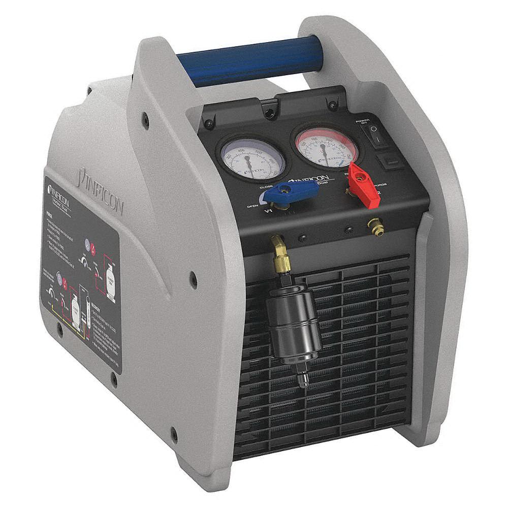 Inficon vortex 714-202-G1 Refrigerant Recovery Machine, 115 V, 1 hp, 50 to 104 deg F