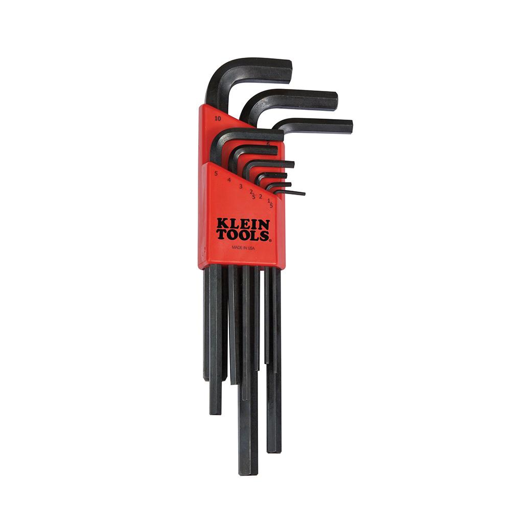 KLEIN TOOLS® LMK10 Hex-Key Caddy Set, System of Measurement: Metric, 9 -Piece