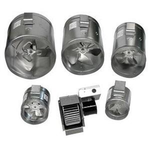 Tjernlund EF Series EF-6 Duct Booster Fan With Pressure Control, 120 V, 0.4 A, 30 W, 3000 rpm Speed, 180 cfm