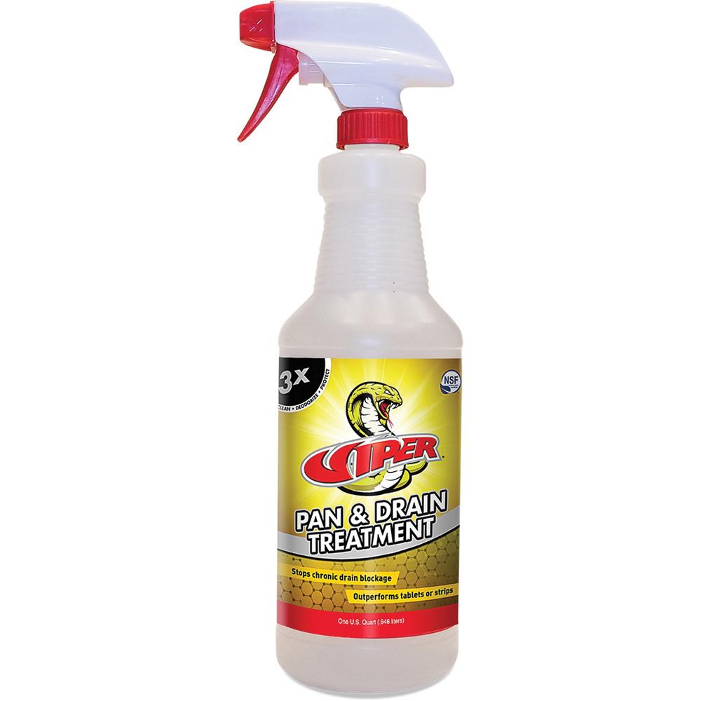 Refrigeration Technologies® Viper® RT800S Condensate Pan and Drain Treatment, 32 oz, Spray Bottle, Liquid