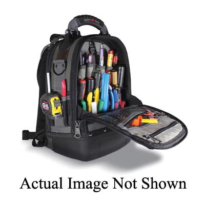 VETO PRO PAC® TECH-PAC-MC Backpack Tool Bag, 8 in W, 17 in H, 39-Pocket, Polypropylene Base, Powder-Coated Steel D-Ring