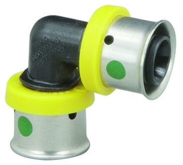 49220 POLYMER PEX PRESS 1/2" 90 EL