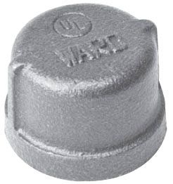 Ward Manufacturing 3.BMCAP Blk Mal Cap (ZMBCA10)