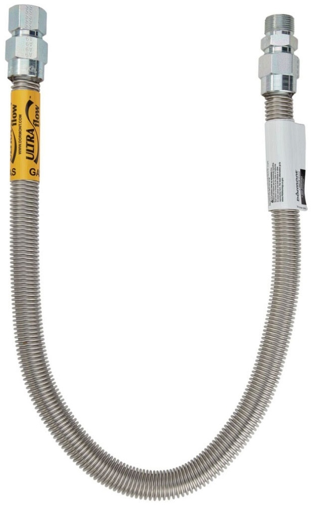 Dormont® 240903 D/M 40-4141-24 3/4Mipx3/4Mipx24 Gas Appliance Connector