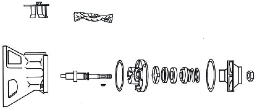 Bell & Gossett 189134LF Bg S/S Bearing Assembly With Plastic Impeller