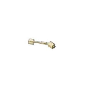 Yellow Jacket® 69071 Connector, 1/4 in Female Flared x 1/4 in Female Flared, Brass
