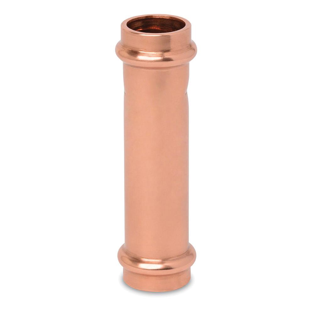 ZoomLock® 870557 Coupling, 1-1/8 in Slip x 1-1/8 in Slip, Copper