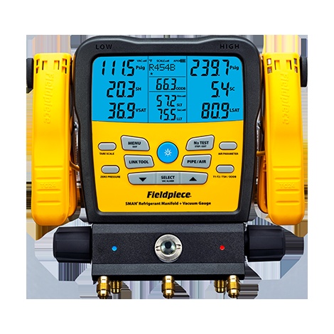 Fieldpiece SM382V Sman Wireless Digital Manifold - 3-Port, 1/4 In Connection