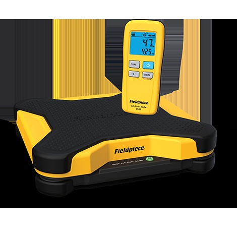 Fieldpiece SR47 Job Link Wireless Refrigerant Scale - 252 Lbs, 13 X 13 In Platform