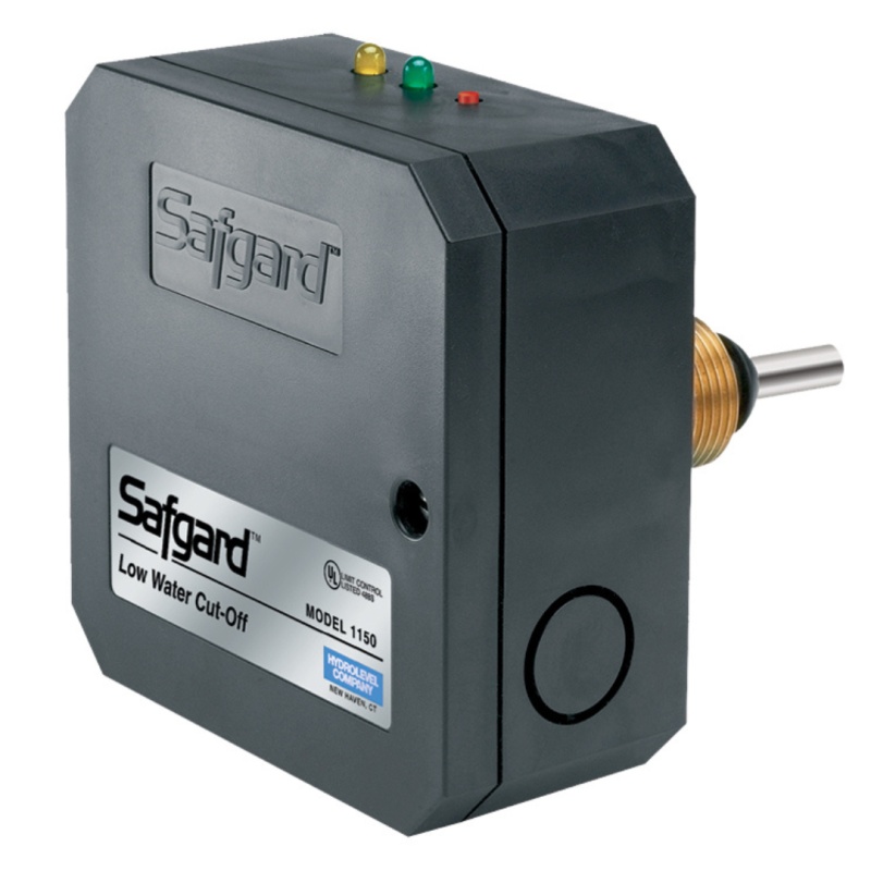 HYDROLEVEL COMPANY 1150CUT-OFF Safgard 1100 Series Low Water Cut-Off - 120V, 160 Psi, Automatic Reset