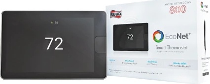 RUUD® UETST800SYS Econet 800 Series Smart Thermostat - 2H/2C