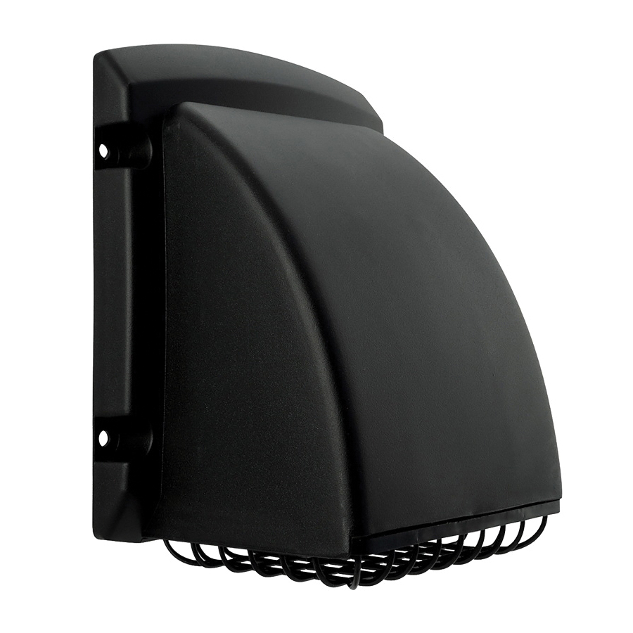 Dundas Jafine ProMax PROFESSIONAL Series PMH4BLKXZ Exhaust Hood, Plastic Hood, Black Hood, 4 in Duct