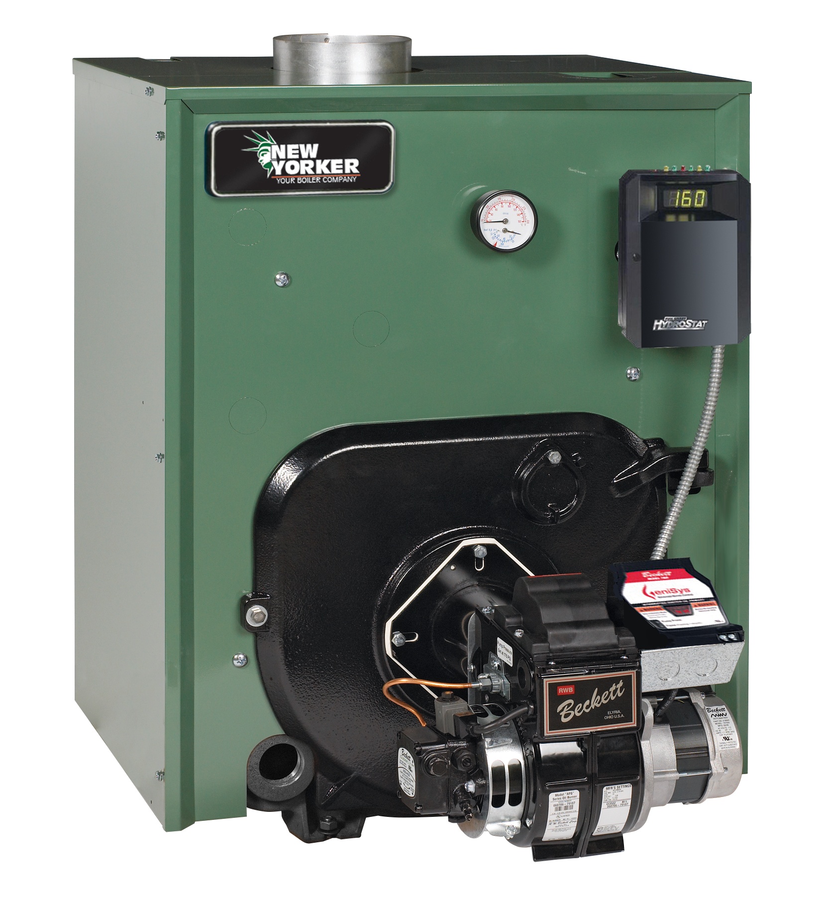 New Yorker® CL3-105-WET-TL Cl Water Natural Gas Water Boiler - 105,000 Btu/H